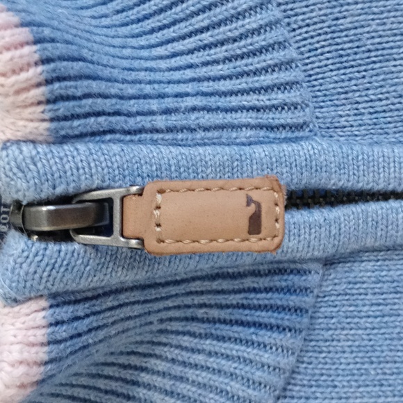 🐳Vineyard Vines🐳 - Blue/Pink Quarter Zip Sweater - Picture 5 of 11